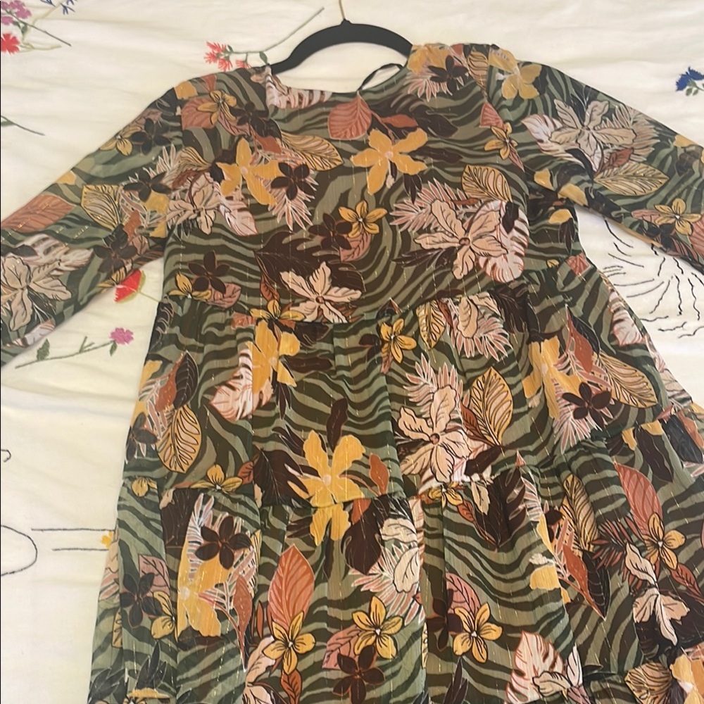 Floral Long Sleeve Dress